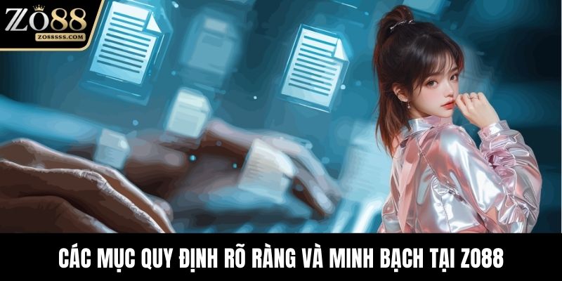 Các mục quy định rõ ràng và minh bạch tại ZO88