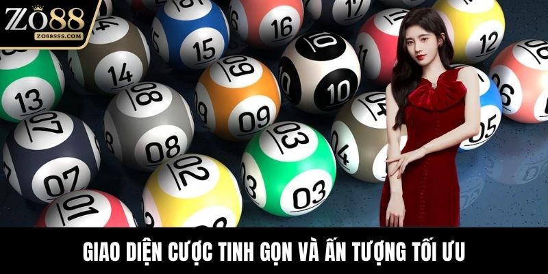 Giao diện cược tinh gọn và ấn tượng tối ưu