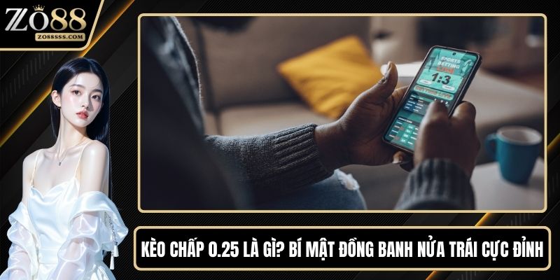 Kèo chấp 0.25 là gì?