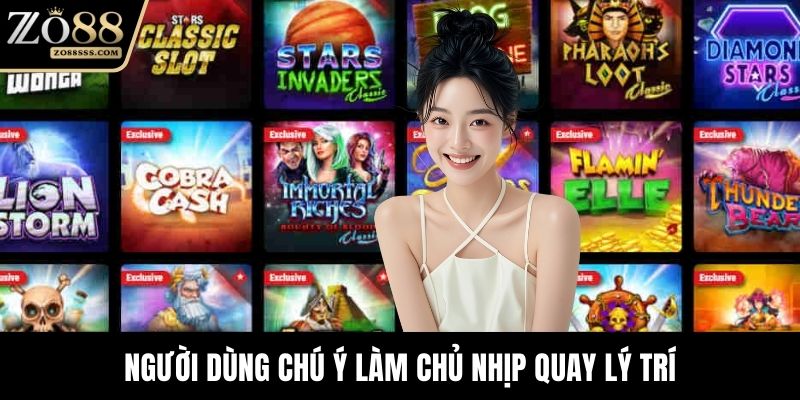 Người dùng chú ý làm chủ nhịp quay lý trí