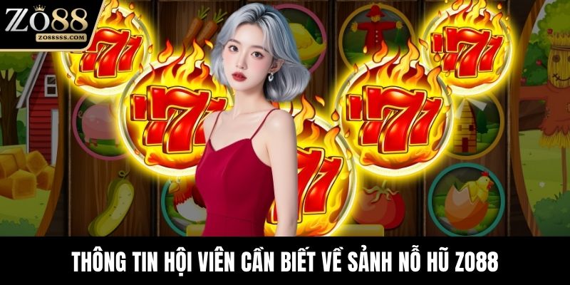 Thông tin hội viên cần biết về sảnh Nỗ hũ ZO88